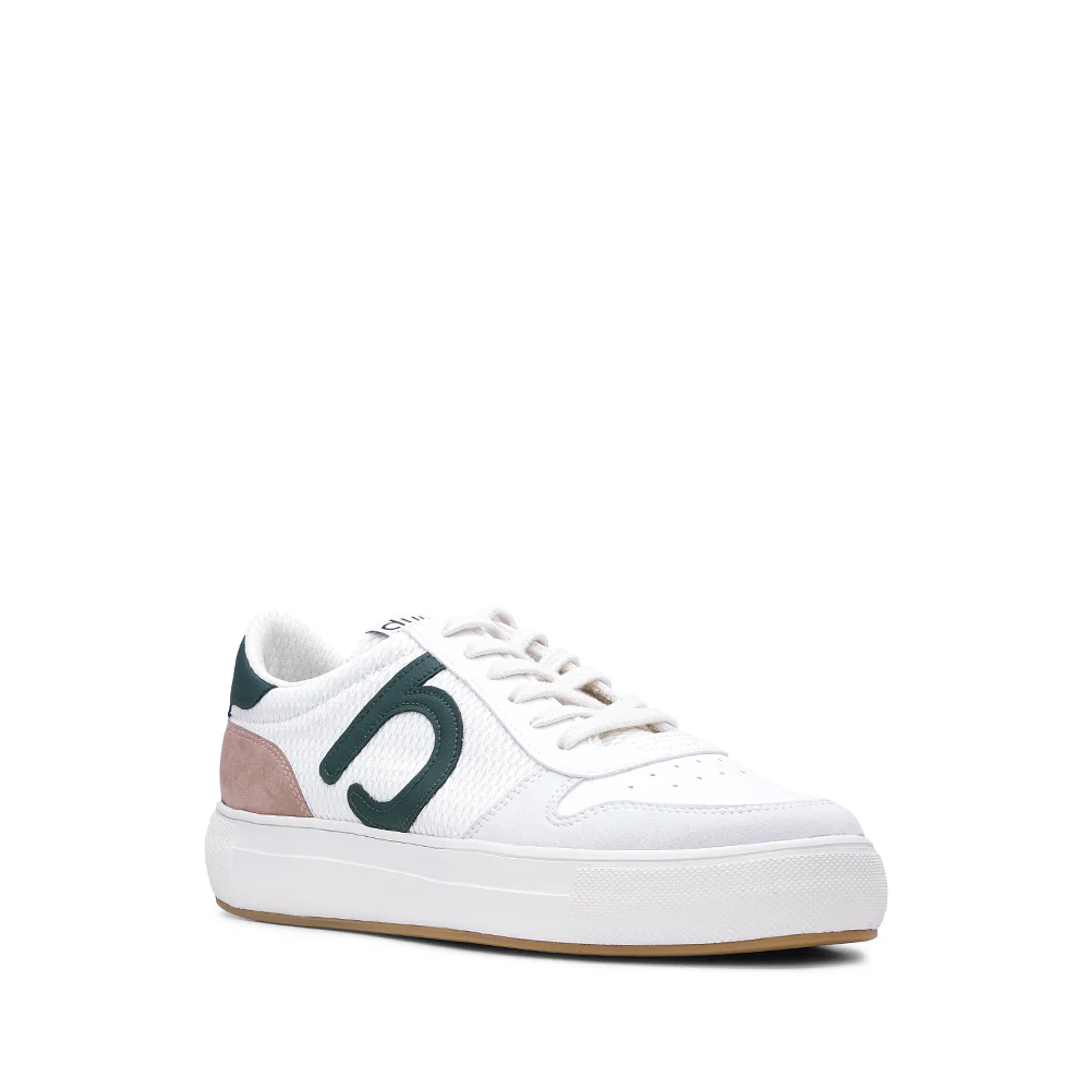 Sapatilha Casual Homem Pele Sintética Branco E Verde - Image 4