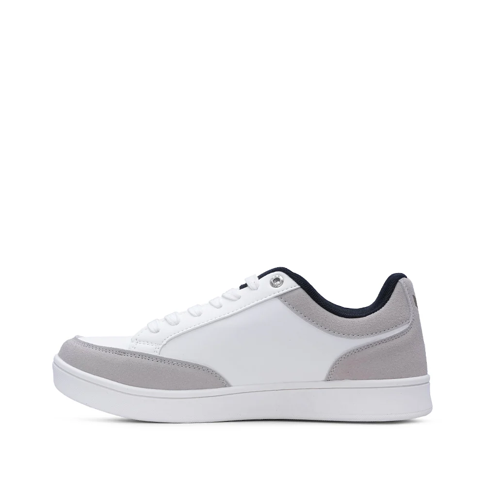 Sapatilha Casual Homem Pele Sintética Branco E Azul - Image 2