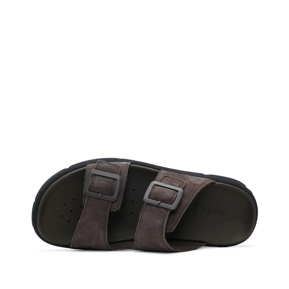 Chinelo Casual Homem Nobuck Kaky - Image 5