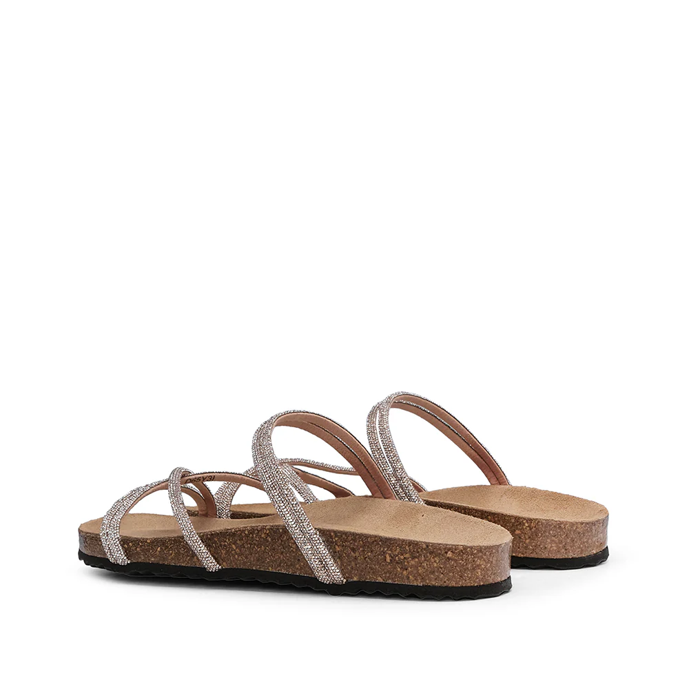 Chinelo Casual Mulher Ouro Rosa - Image 3