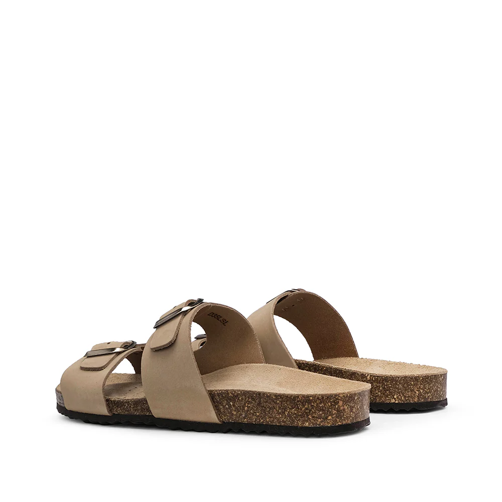 Chinelo Casual Mulher Metalizado Taupe - Image 3