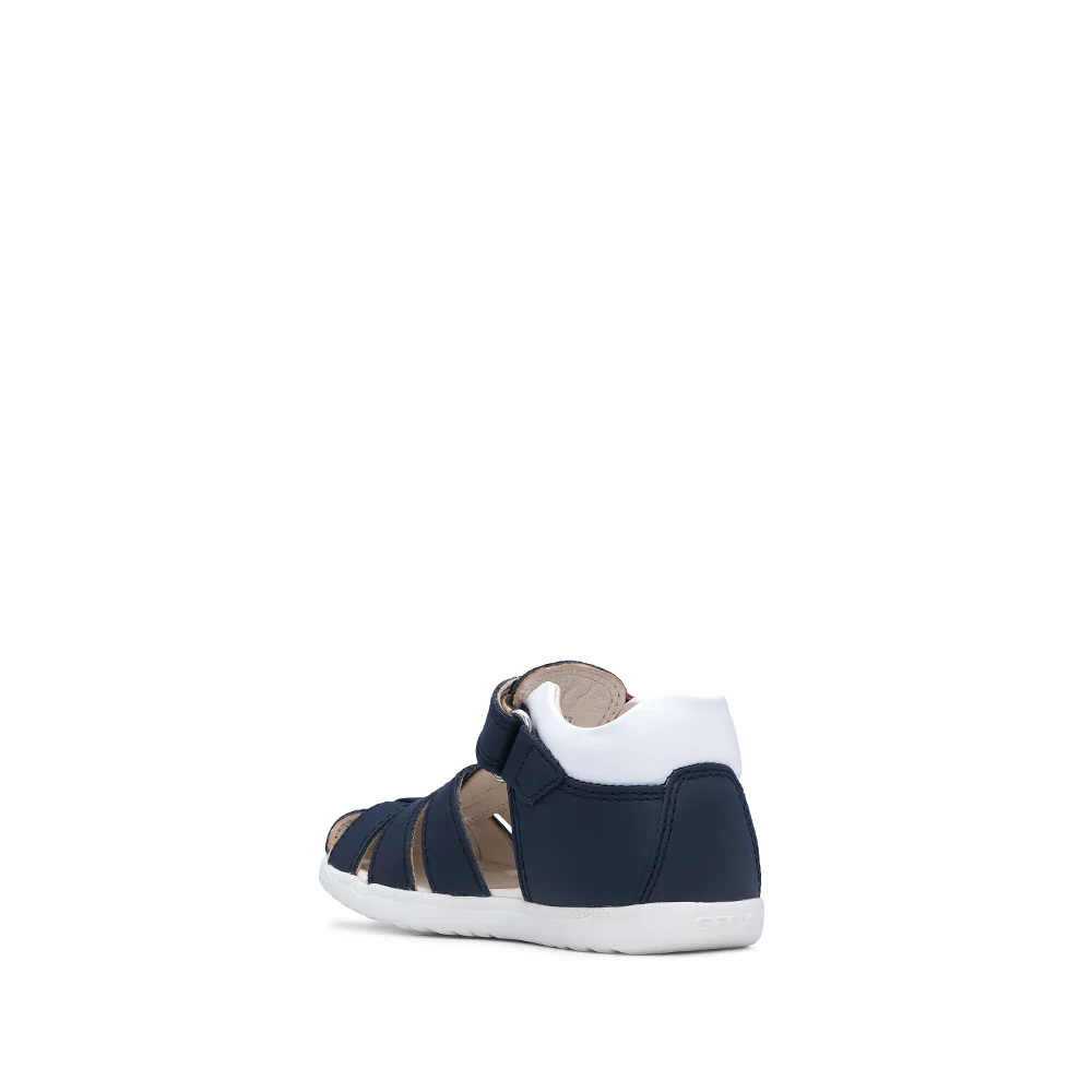 Sandália Casual Criança Pele Sintética Azul Marinho - Image 4