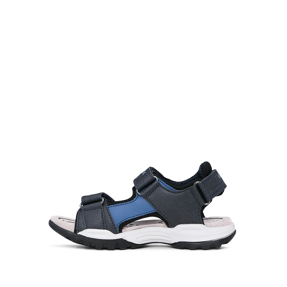 Sandália Casual Criança Pele Sintética Azul Marinho - Image 2