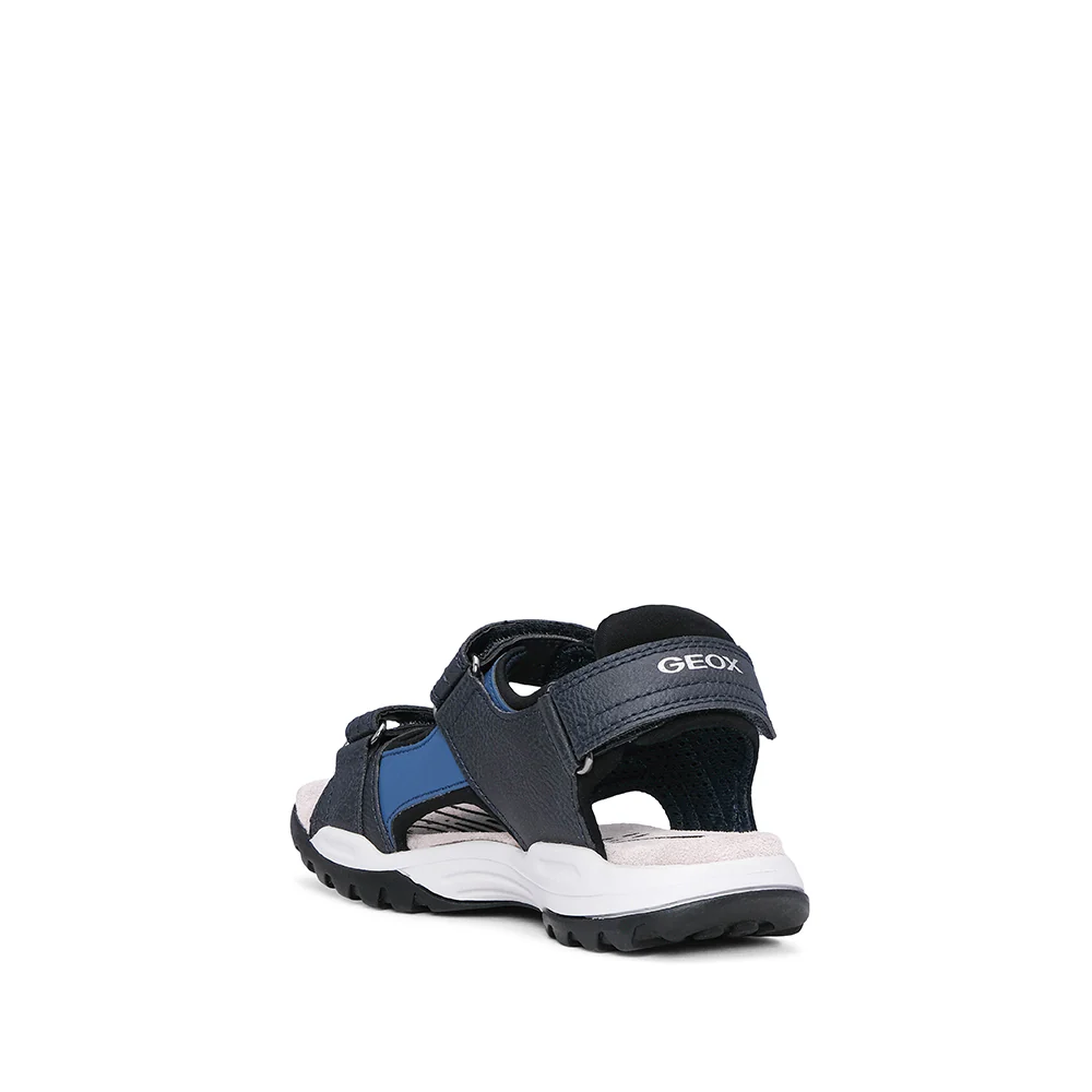 Sandália Casual Criança Pele Sintética Azul Marinho - Image 4