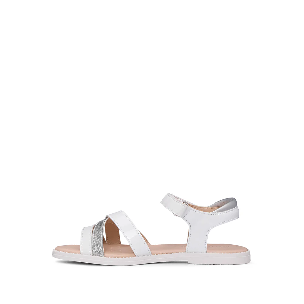 Sandália Casual Criança Pele Sintética Branco - Image 2