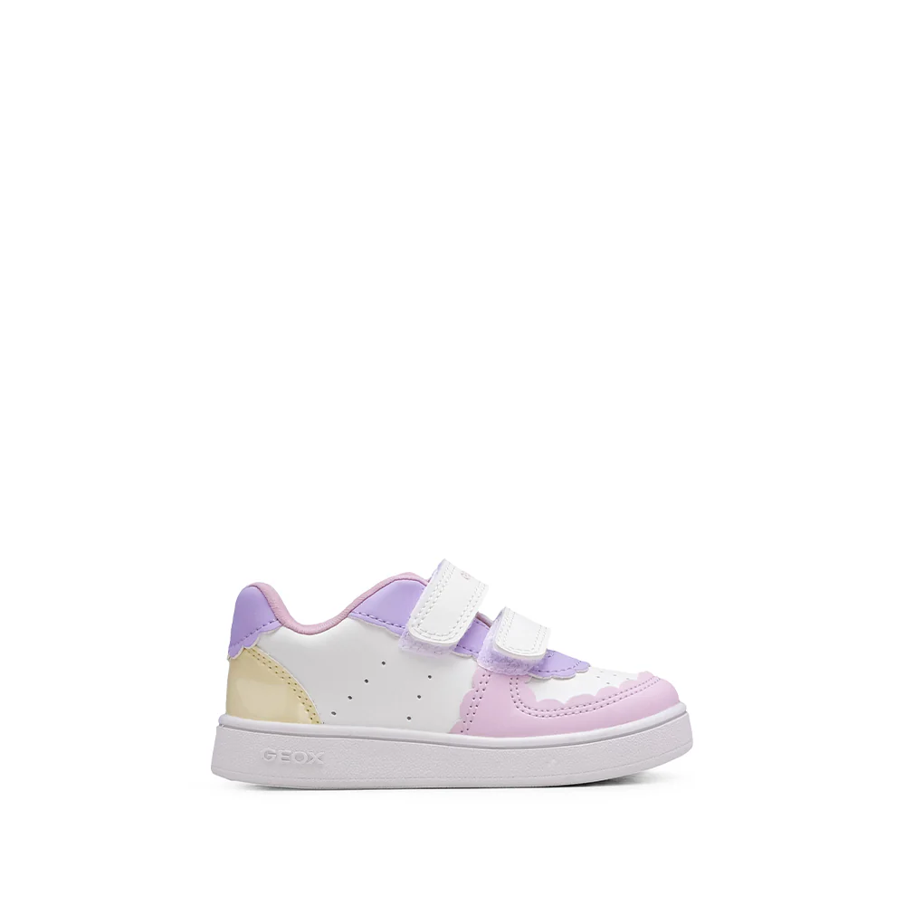Sapatilha Casual Criança Eclyper baby Branco E Rosa