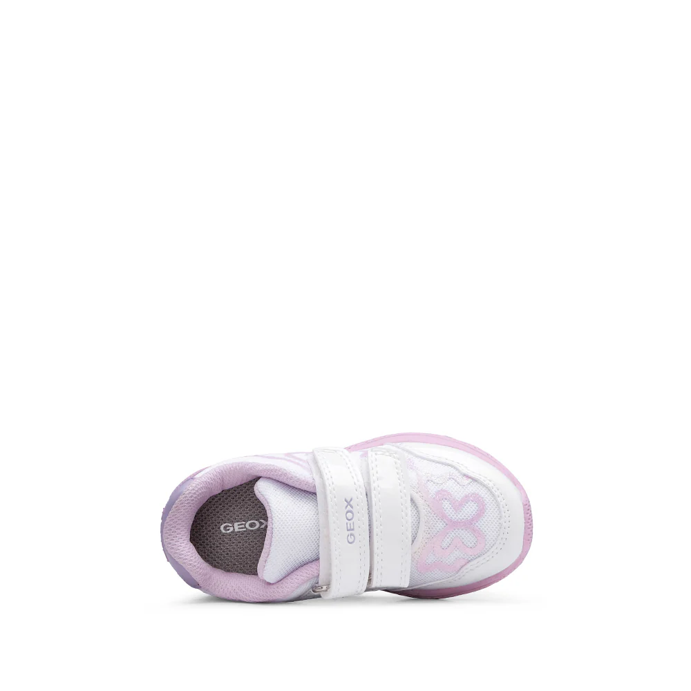 Sapatilha Casual Criança Sprintye Branco E Rosa - Image 4