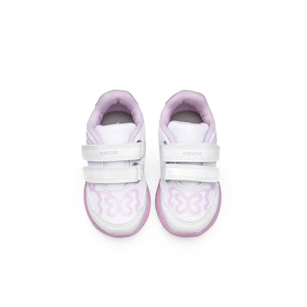 Sapatilha Casual Criança Sprintye Branco E Rosa - Image 5