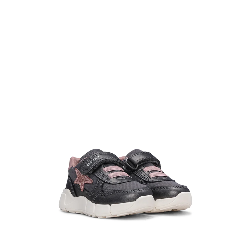 Sapatilha Casual Criança Fecho em Velcro Cinzento - Image 3
