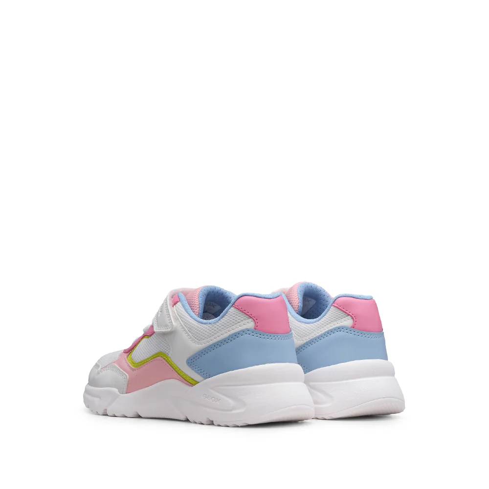 Sapatilha Casual Criança Loftus Branco E Rosa - Image 3