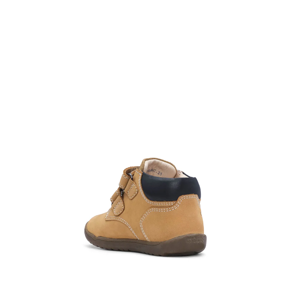 Sapatilha Casual Criança Nobuck Camel - Image 4