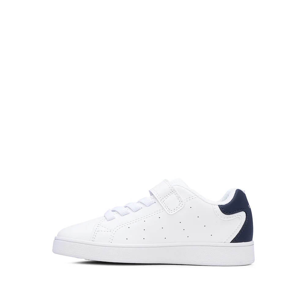 Sapatilha Casual Criança Pele Sintética Branco E Azul - Image 2