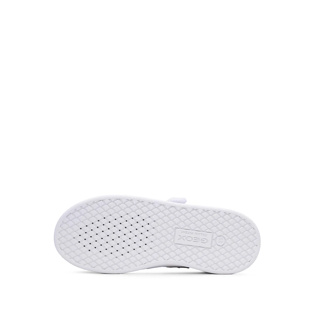 Sapatilha Casual Criança Pele Sintética Branco E Azul - Image 6