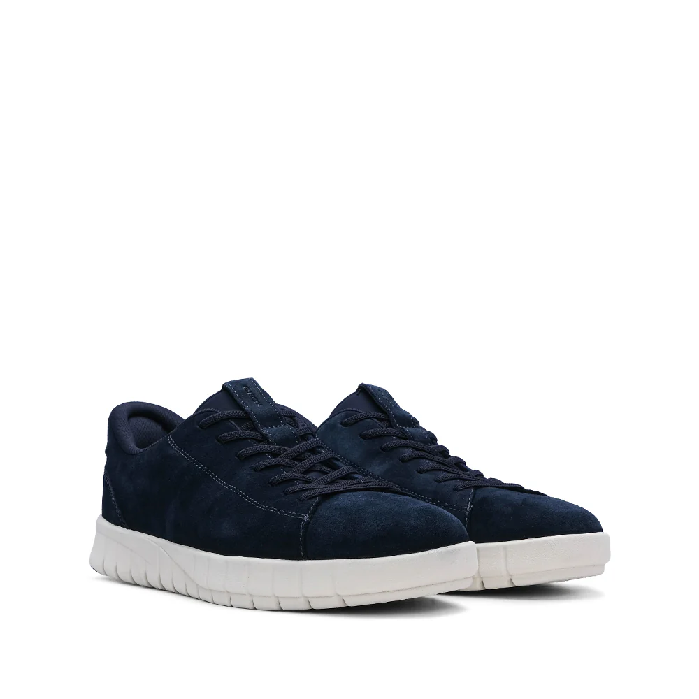 Sapatilha Casual Homem Camurça Azul Marinho - Image 2