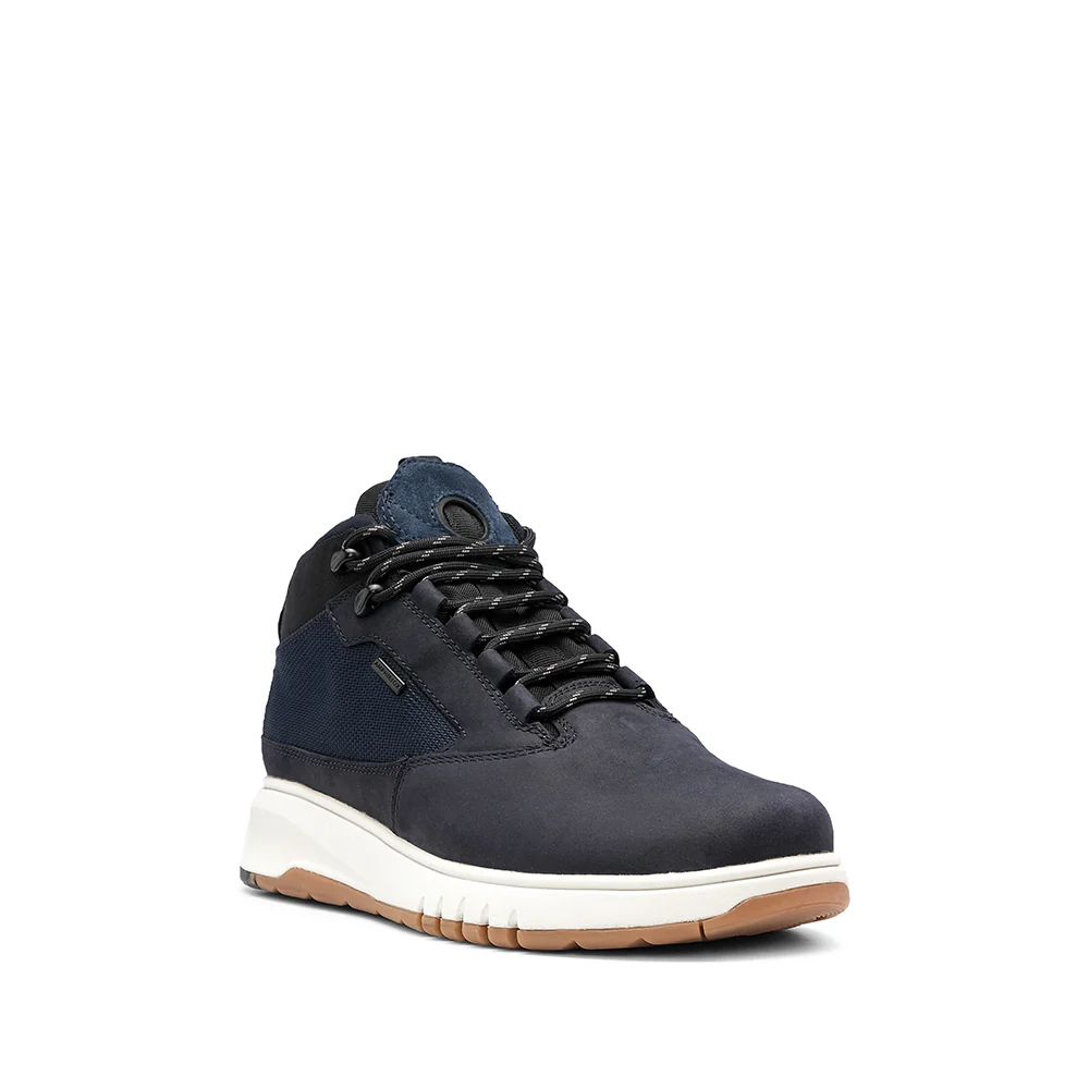 Sapatilha Casual Homem Pele  Azul Marinho - Image 3