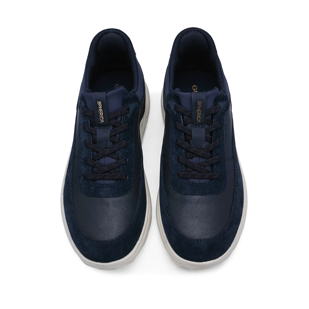 Sapatilha Casual Homem Pele Azul Marinho - Image 6