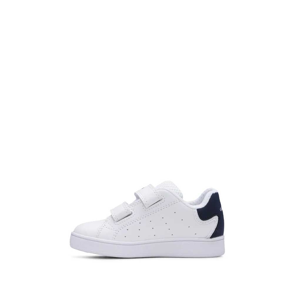 Sapatilha Casual Menino Pele Sintética Eclyper baby Branco E Azul - Image 2