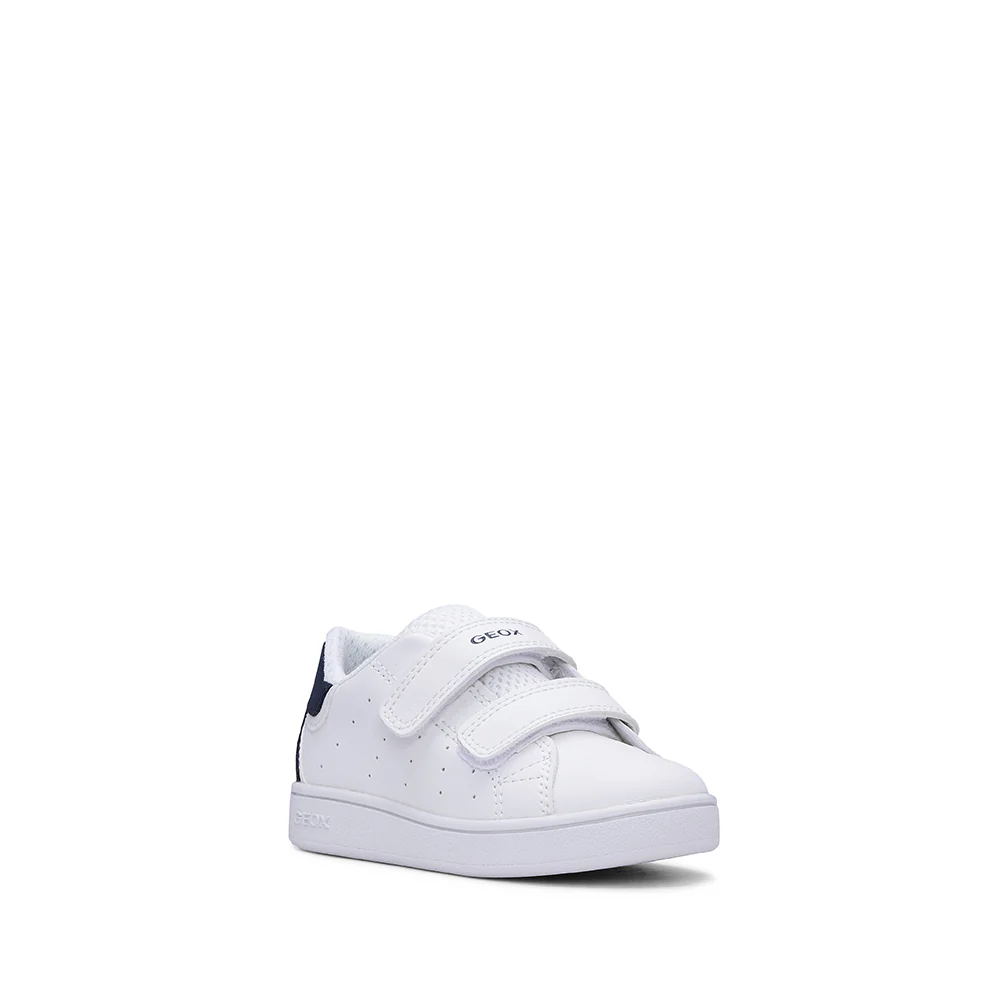 Sapatilha Casual Menino Pele Sintética Eclyper baby Branco E Azul - Image 3