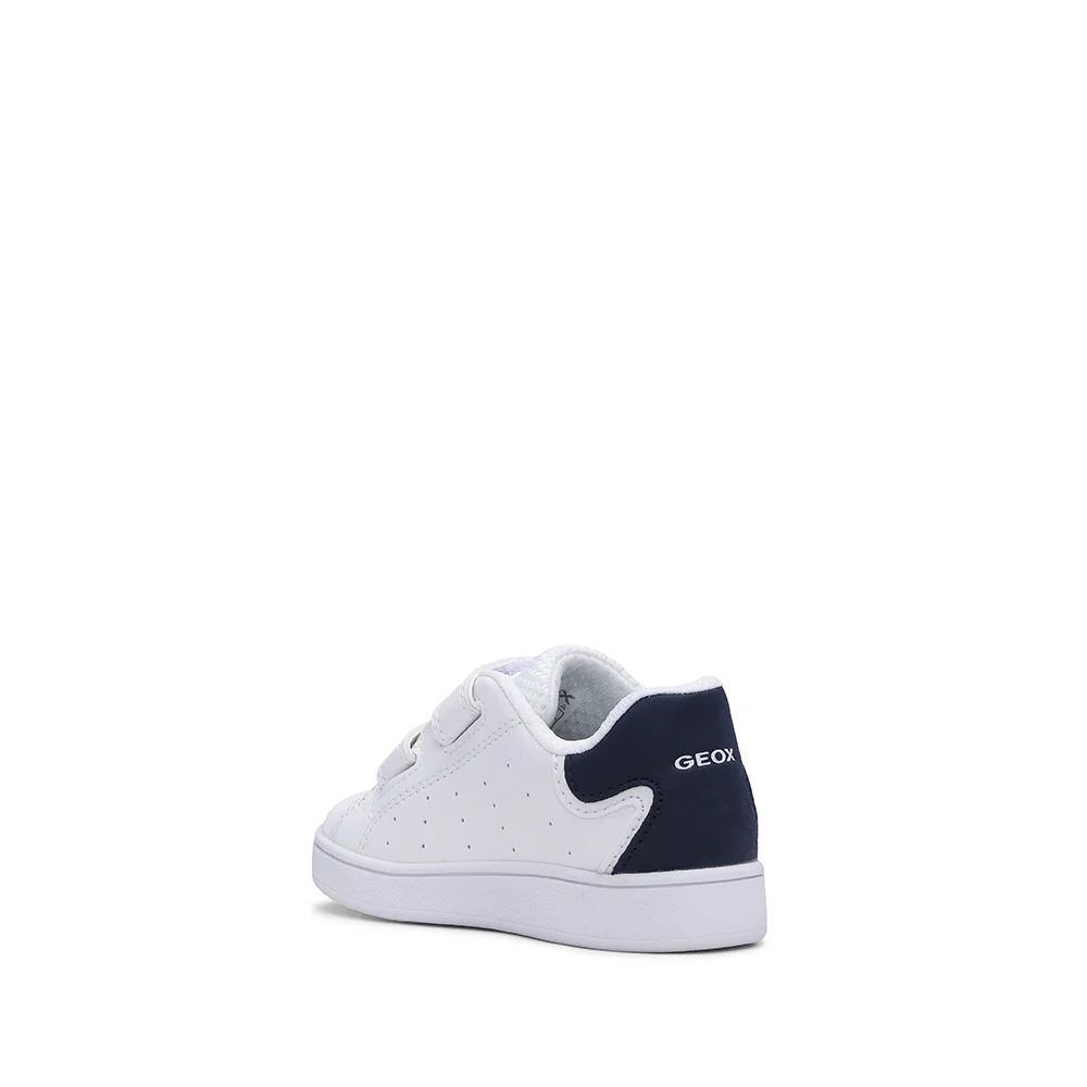 Sapatilha Casual Menino Pele Sintética Eclyper baby Branco E Azul - Image 4