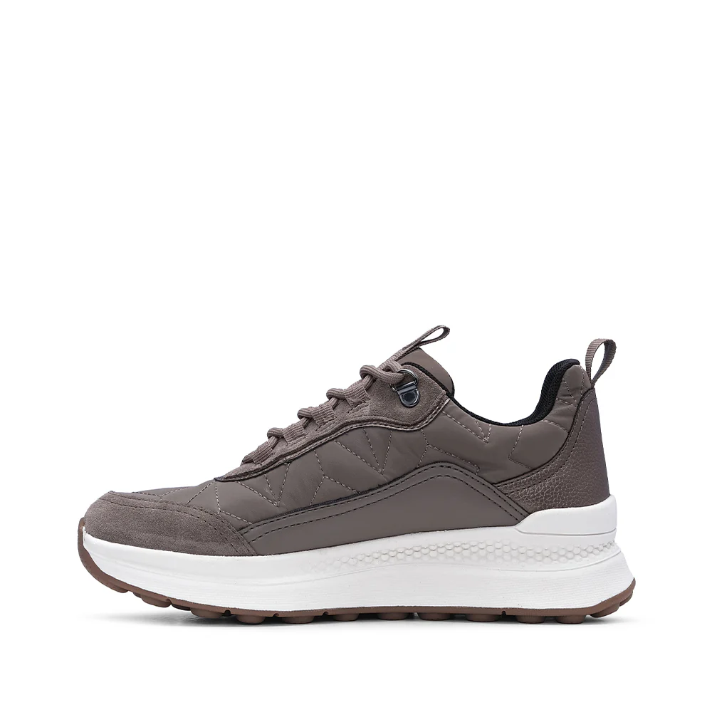 Sapatilha Casual Mulher Pele Taupe - Image 2