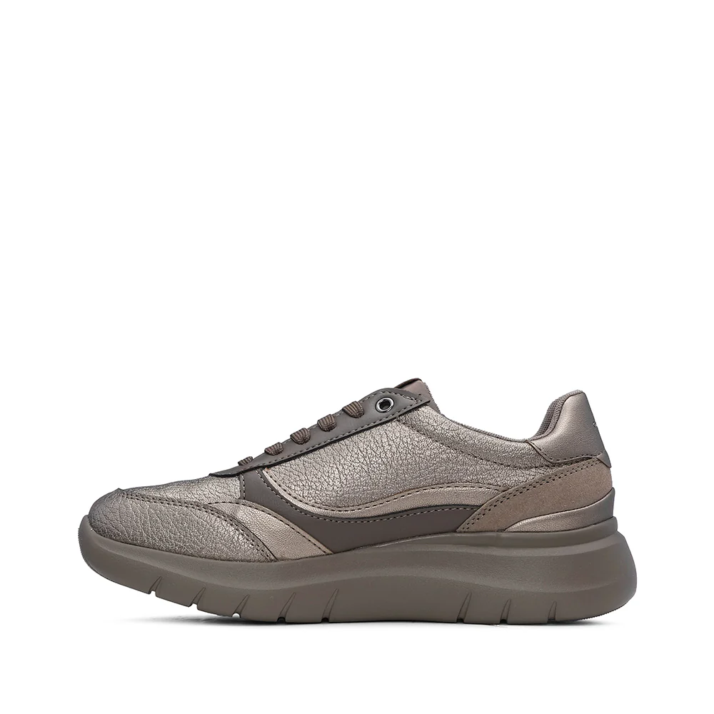 Sapatilha Casual Mulher Pele Taupe - Image 2