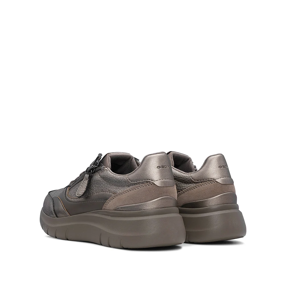 Sapatilha Casual Mulher Pele Taupe - Image 4