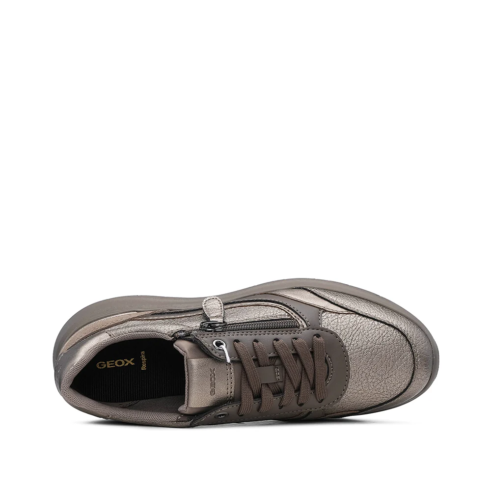Sapatilha Casual Mulher Pele Taupe - Image 5