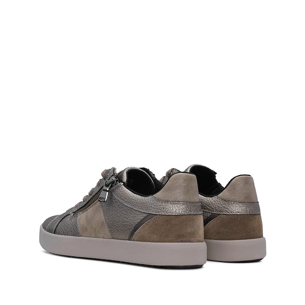 Sapatilha Casual Mulher Pele Taupe - Image 4