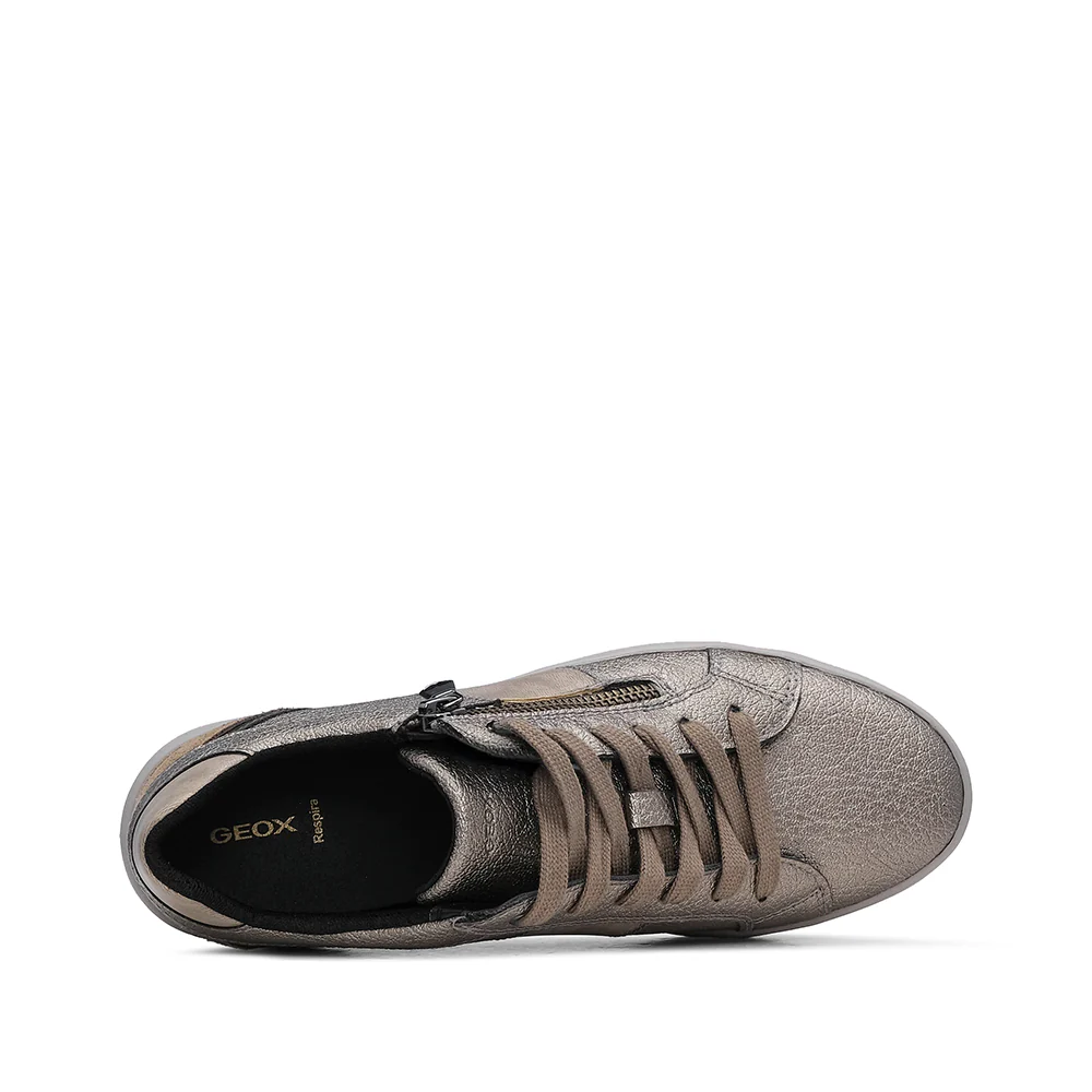 Sapatilha Casual Mulher Pele Taupe - Image 5