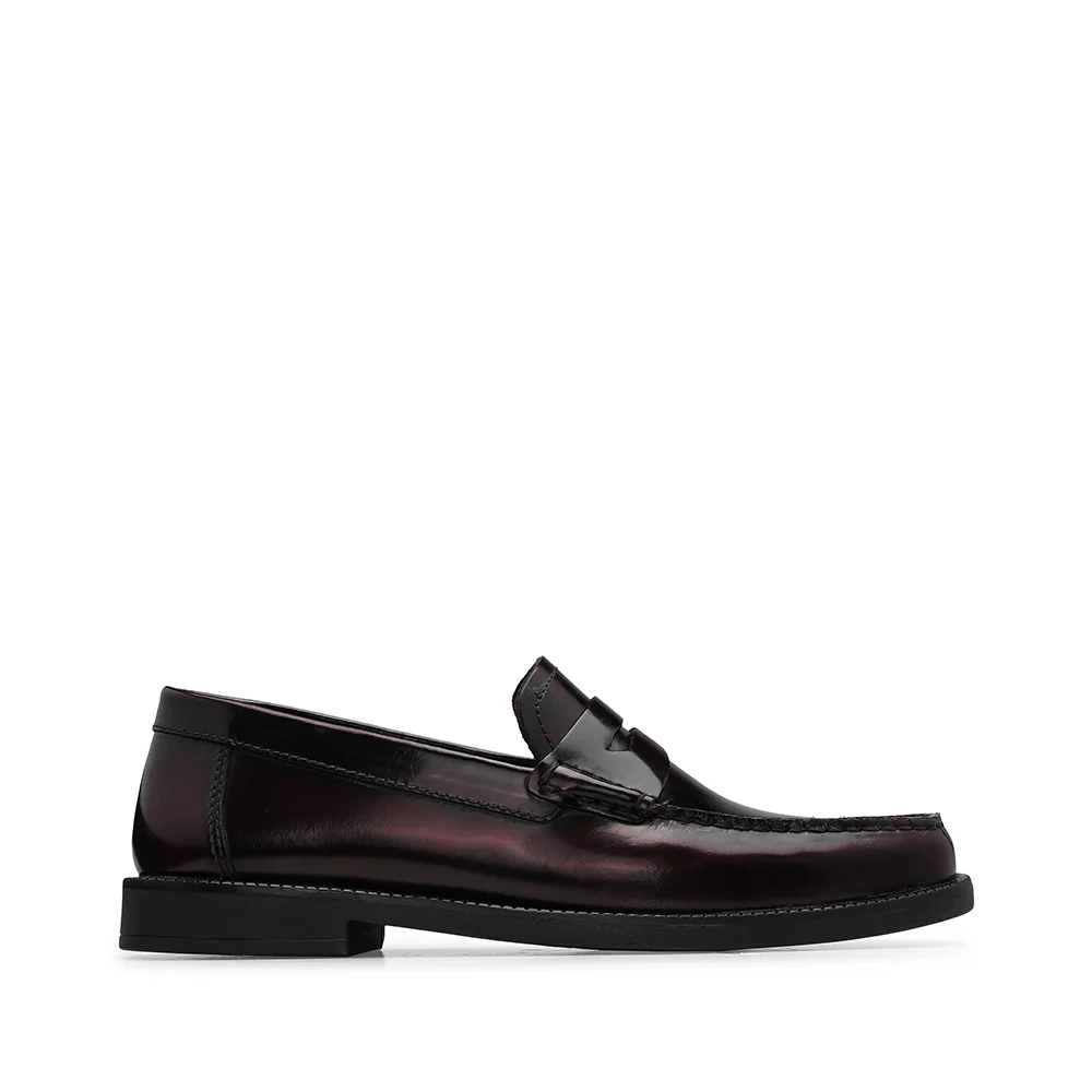 Sapato Mocassim Homem Polido RECANATI Bordeaux