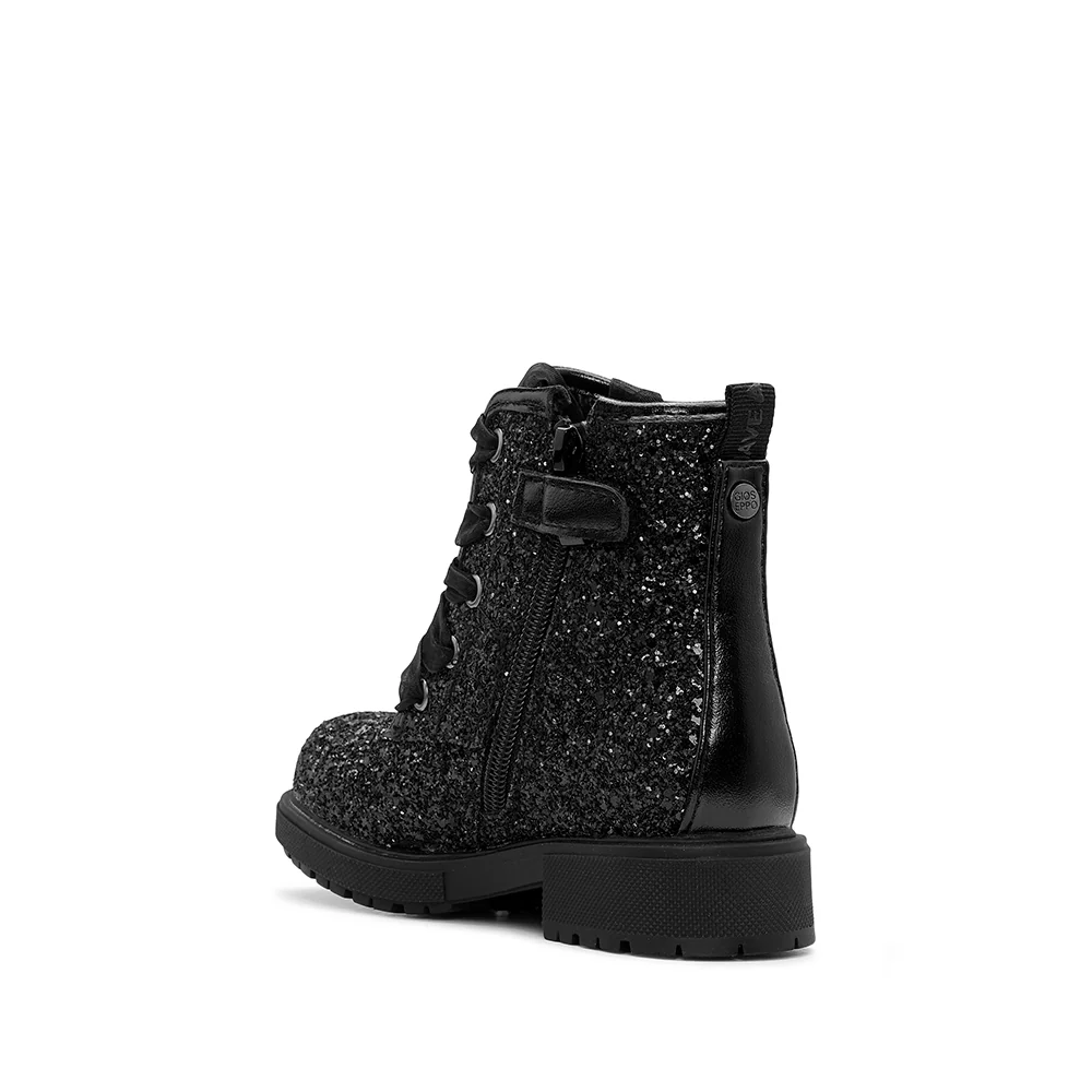 Bota Casual Criança Pele Sintética Preto - Image 4