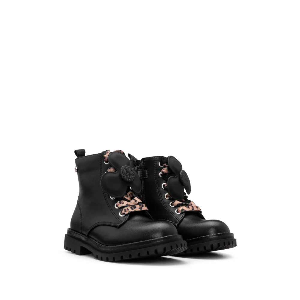 Bota Militar Criança Preto - Image 3