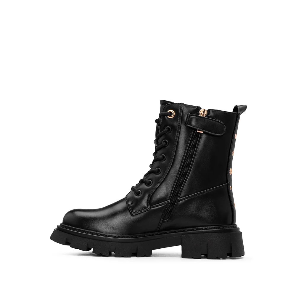Bota Militar Criança Preto - Image 2