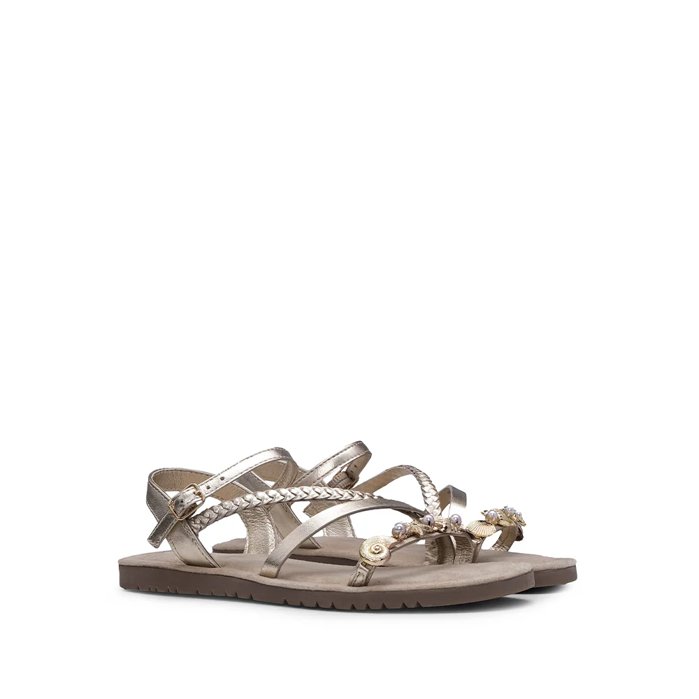 Sandália Casual Criança Pele Dourado - Image 2