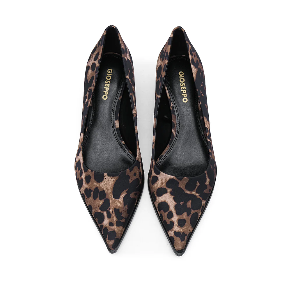Sapato Salto Médio Mulher Leopardo - Image 6