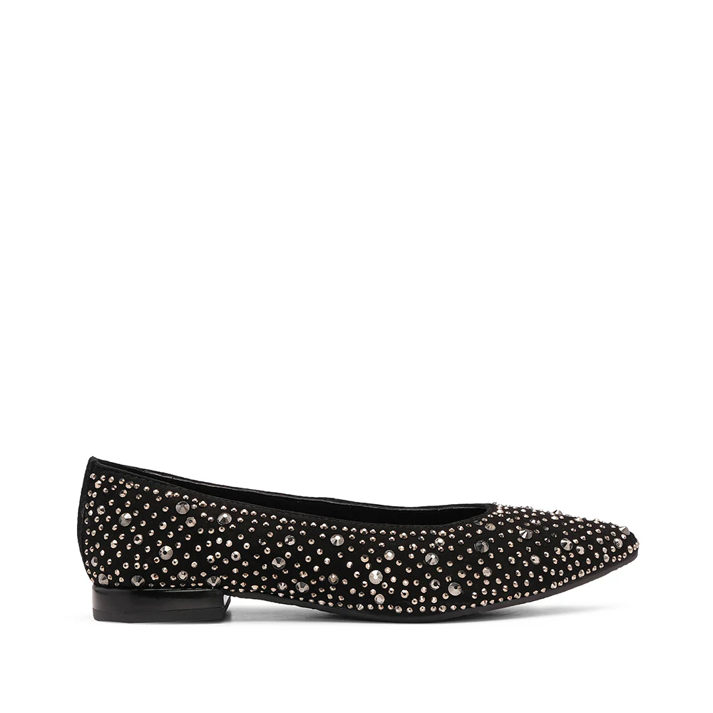 Sapato Sabrinas Mulher Pele Preto