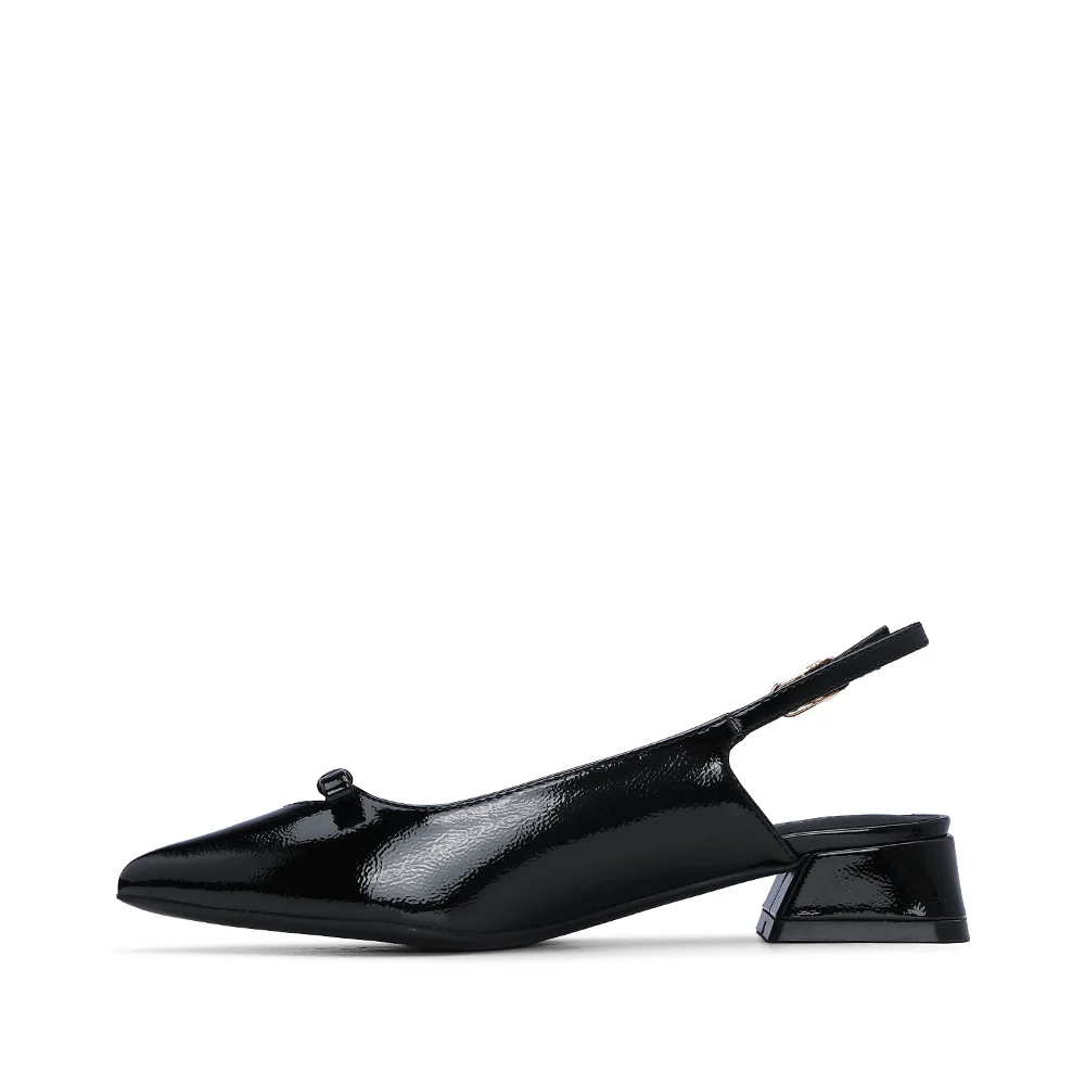 Sapato Slingback Mulher Verniz Preto - Image 2