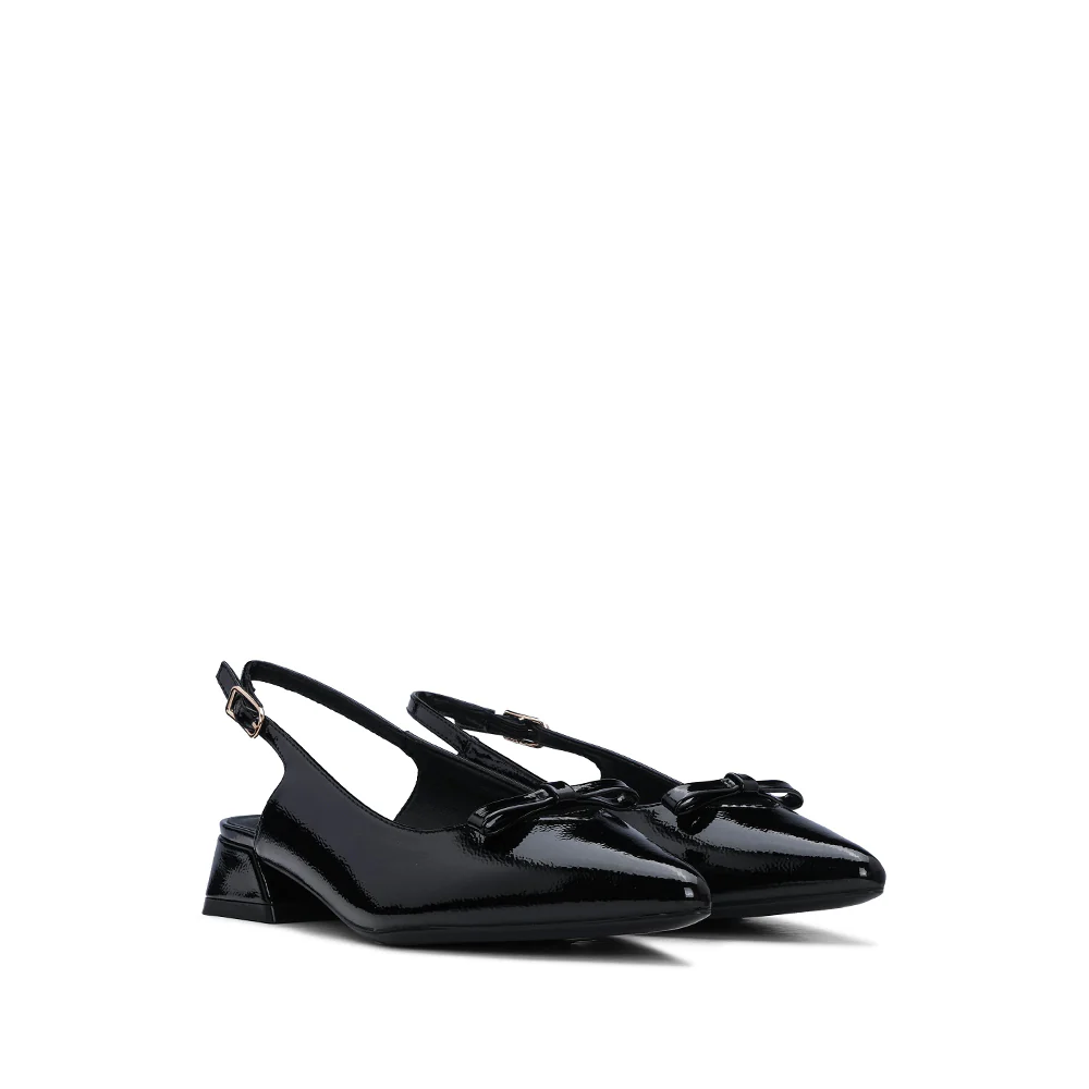 Sapato Slingback Mulher Verniz Preto - Image 3