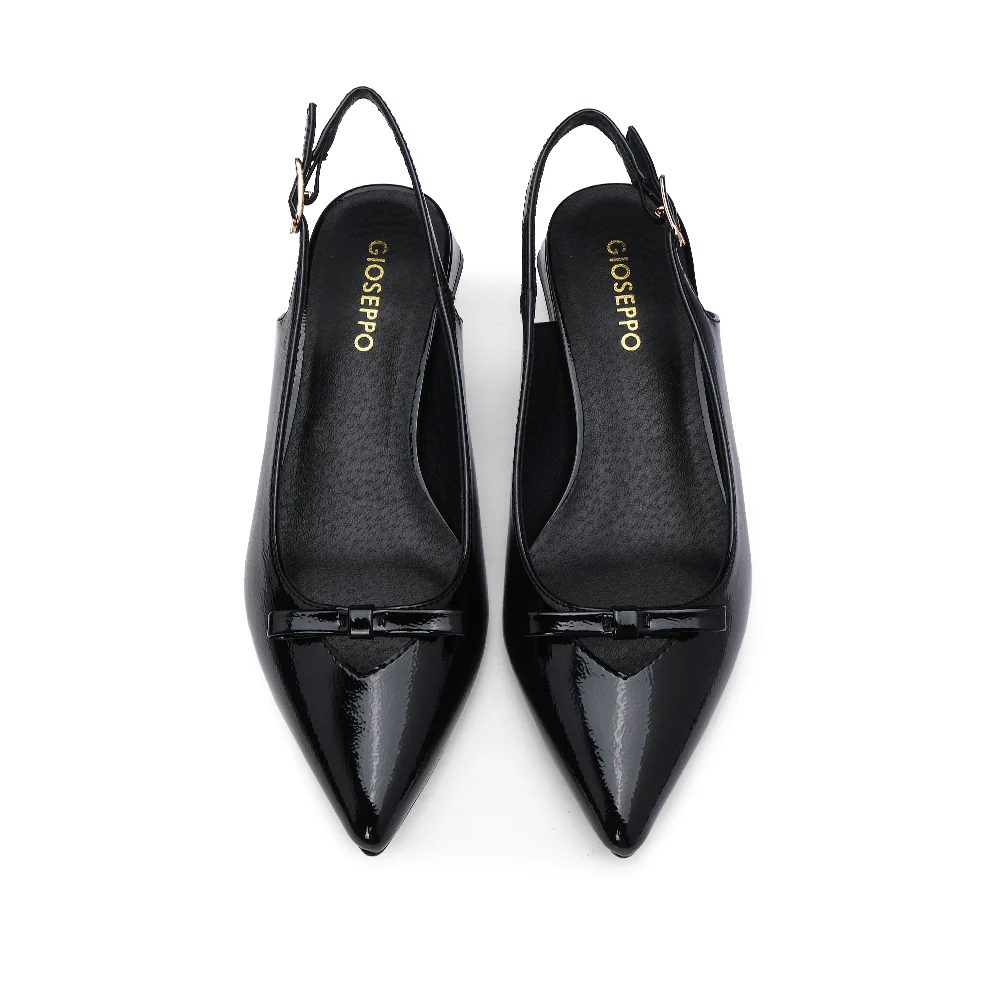 Sapato Slingback Mulher Verniz Preto - Image 6