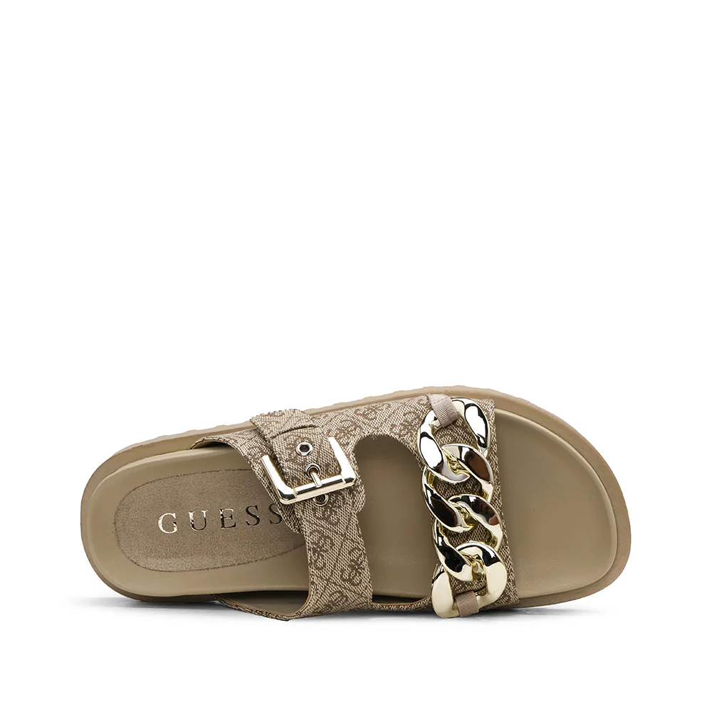 Chinelo Casual Mulher Bege - Image 4