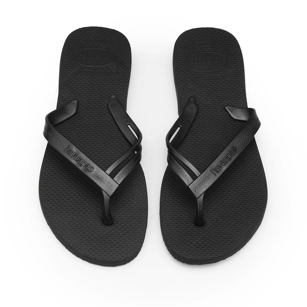 Chinelo Salto Raso Mulher Preto - Image 2