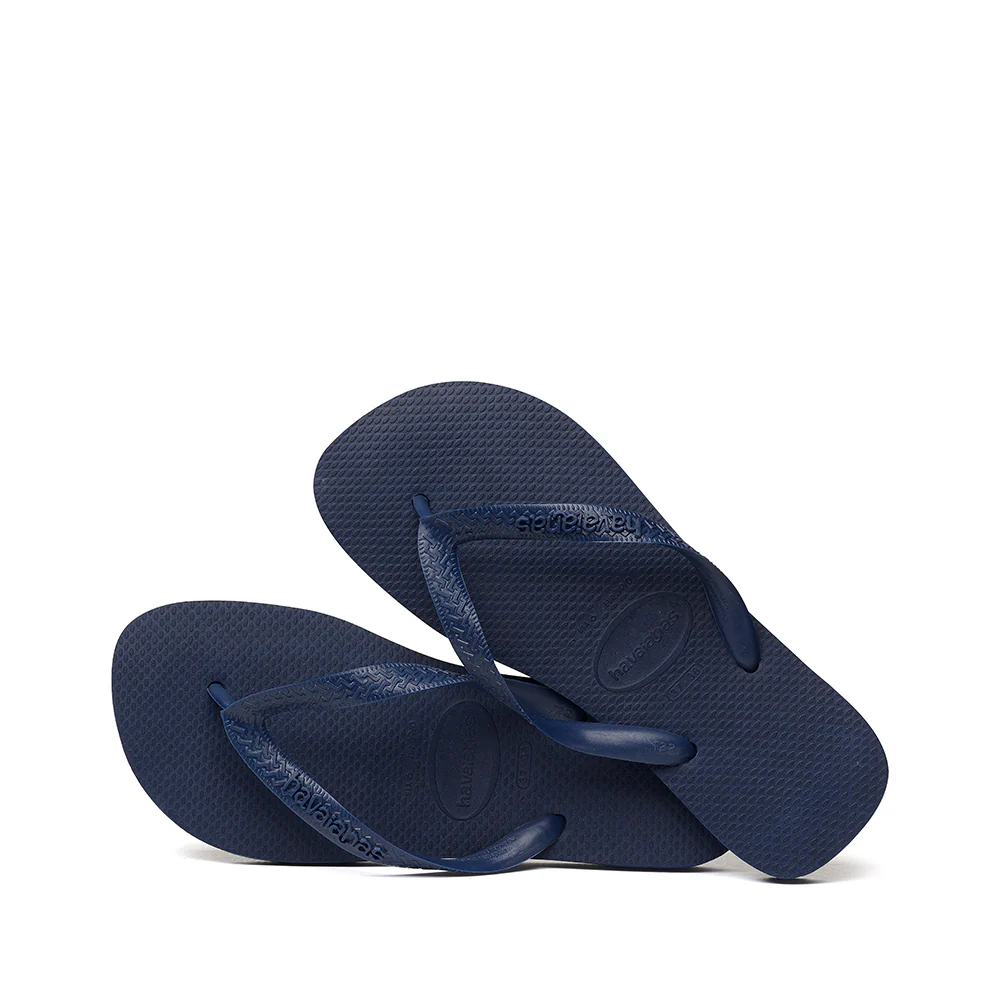 Chinelo Salto Raso Unisexo Pele Sintética Azul - Image 3