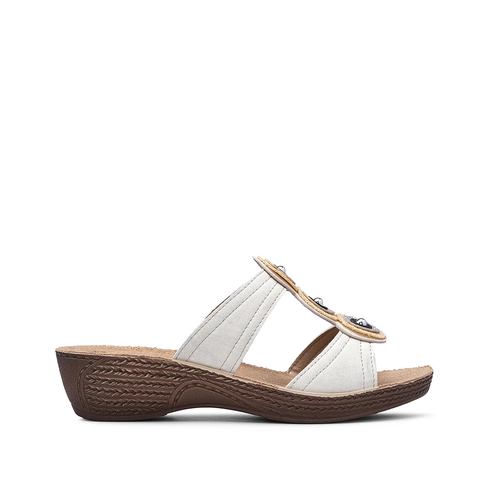 Chinelo Salto Cunha Mulher Pele Branco