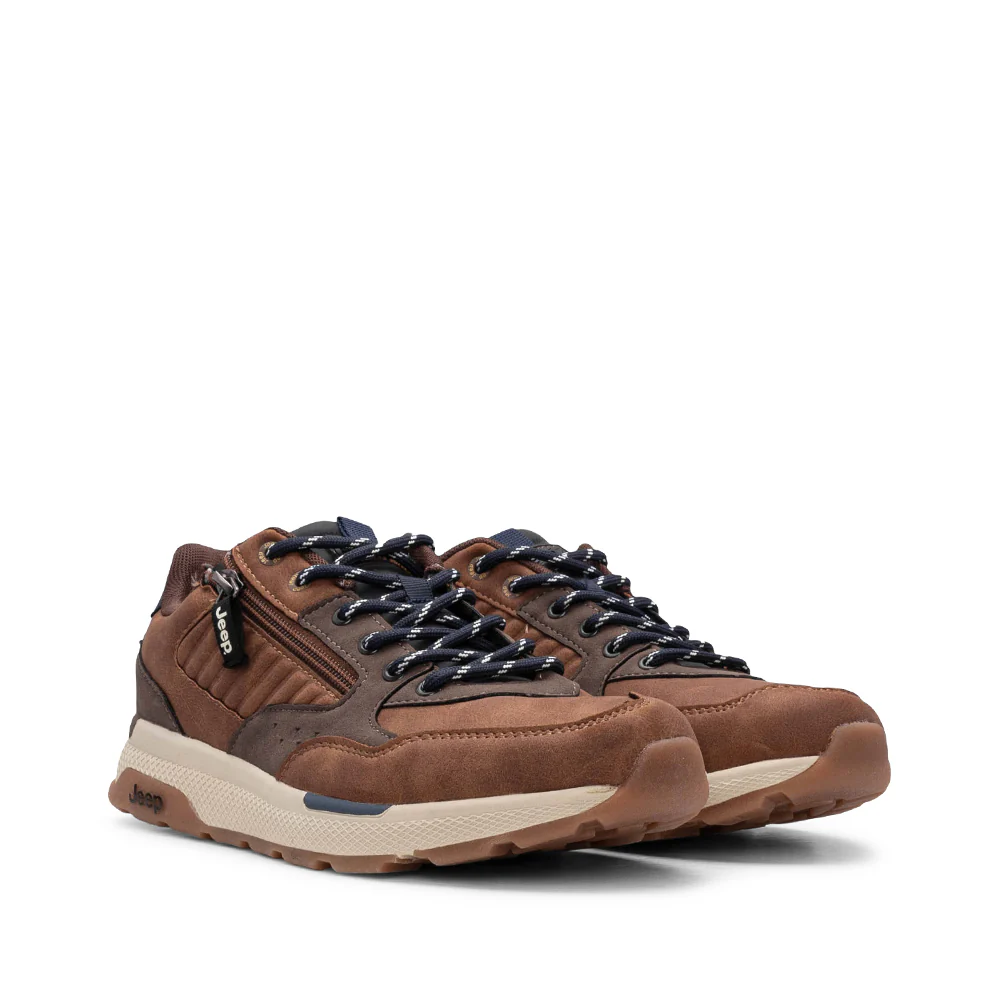 Sapatilha Casual Homem Cognac - Image 2