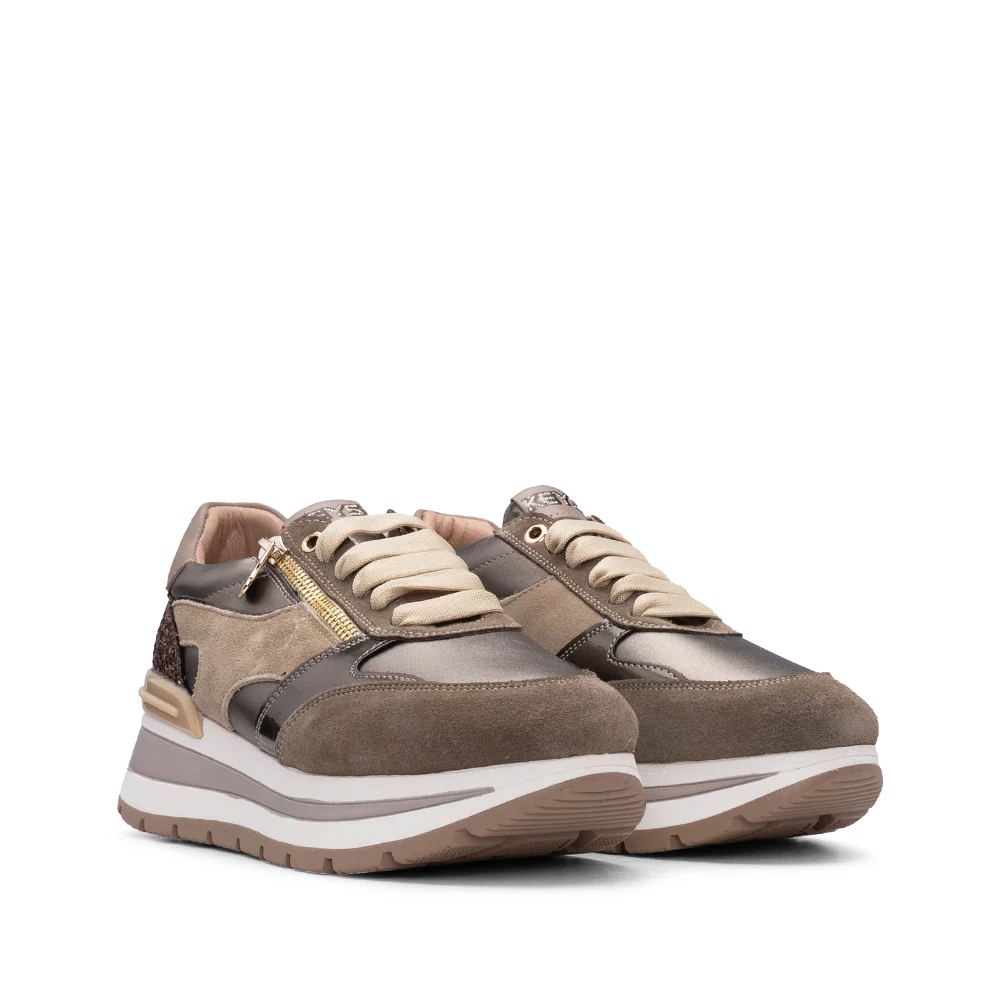 Sapatilha Casual Mulher Taupe - Image 2