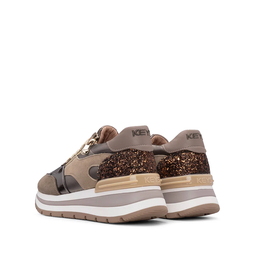 Sapatilha Casual Mulher Taupe - Image 3
