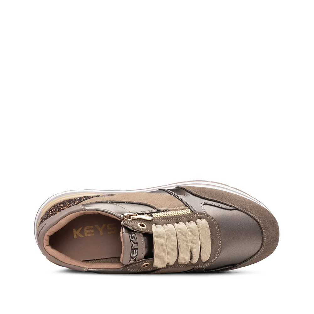 Sapatilha Casual Mulher Taupe - Image 4