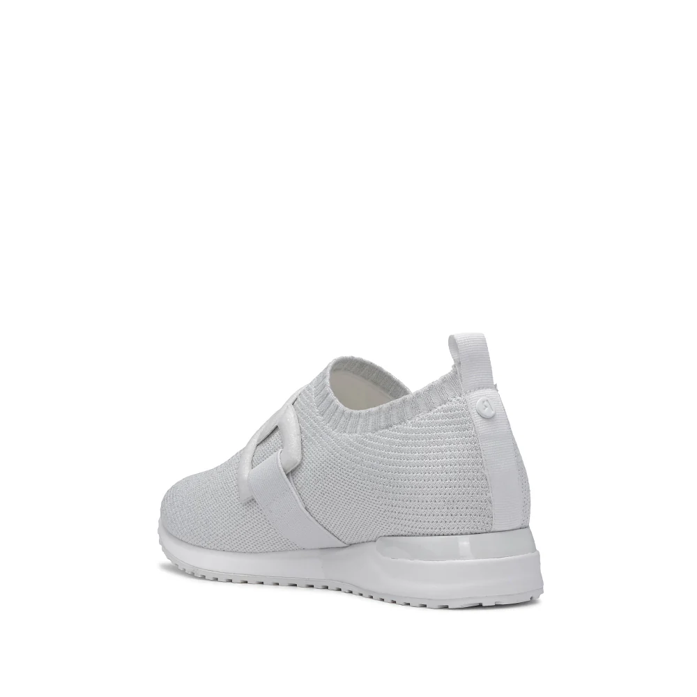 Sapatilha Casual Mulher Têxtil Branco - Image 4