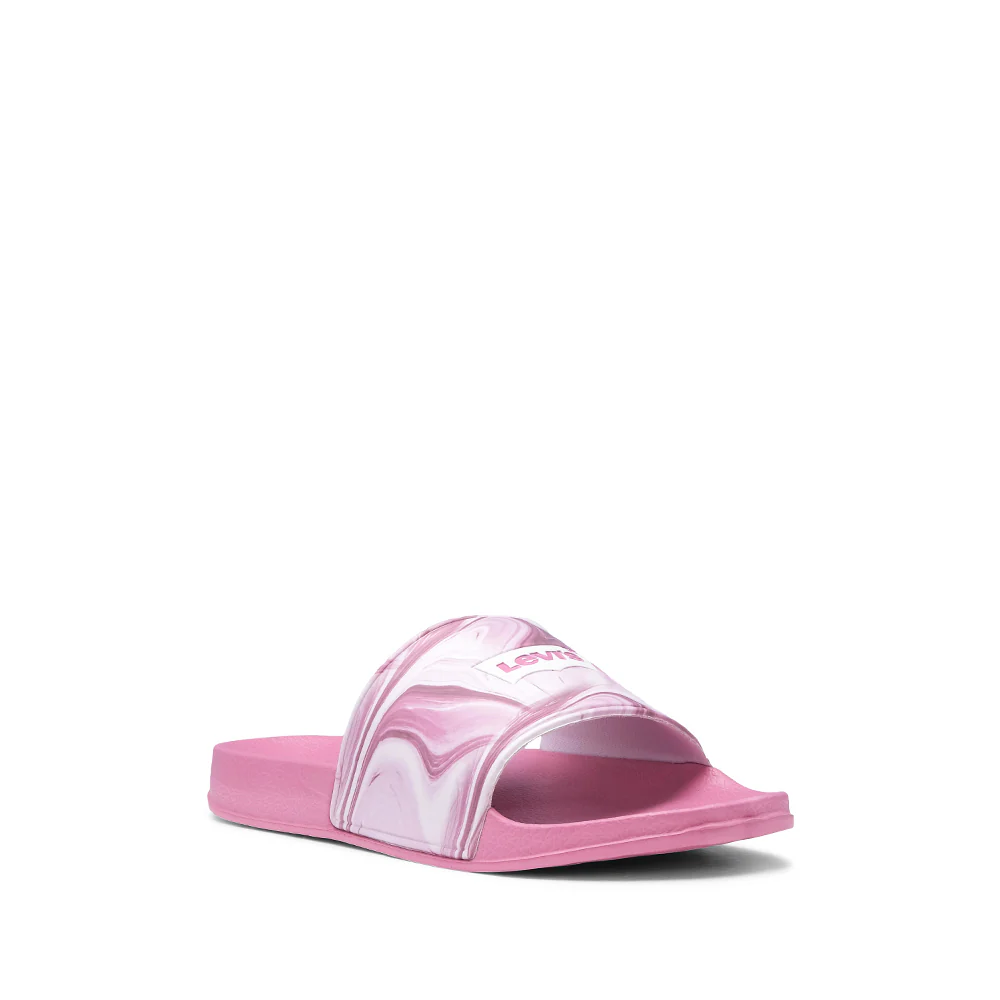 Chinelo Salto Raso Criança Pele Sintética Rosa - Image 3