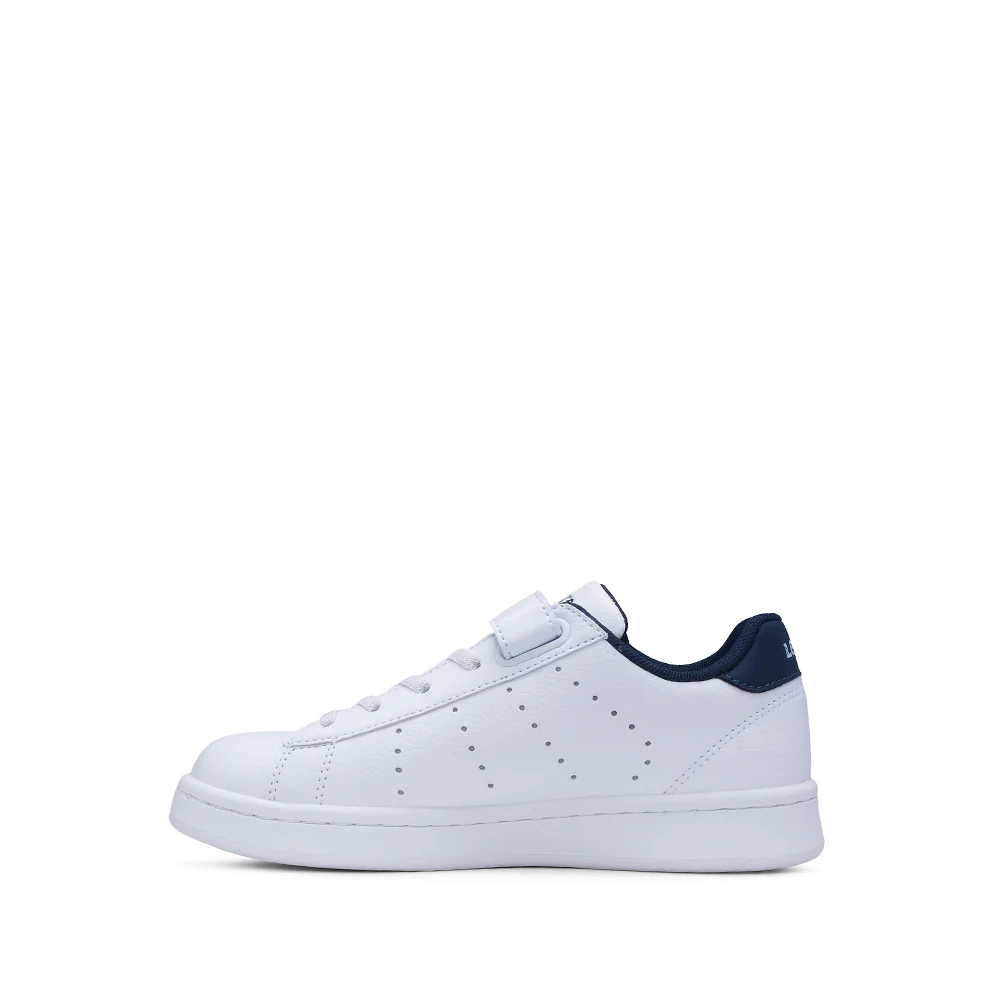 Sapatilha Casual Criança Pele Sintética Branco E Azul - Image 2